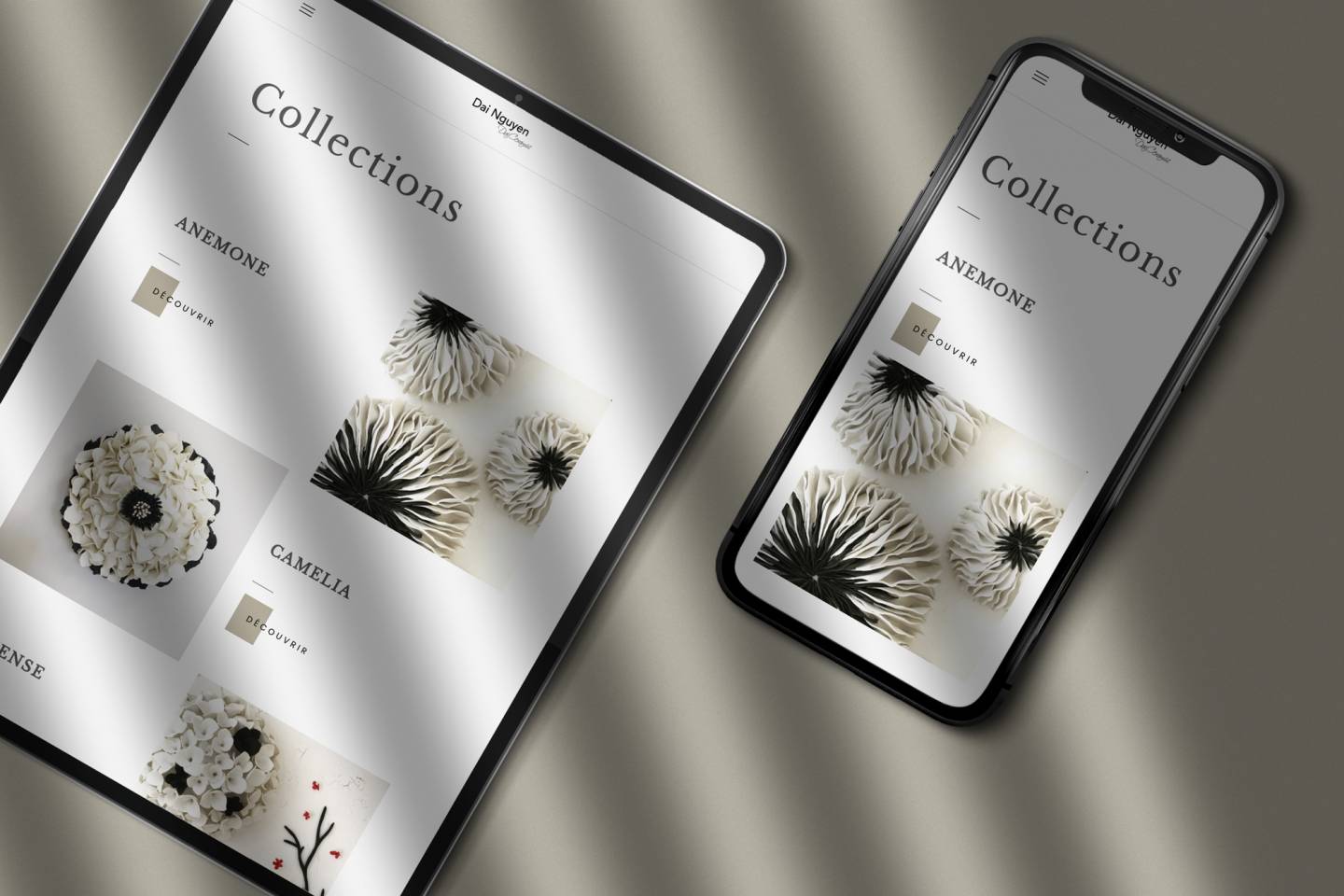 Site internet e-commerce céramiste Daiceramic