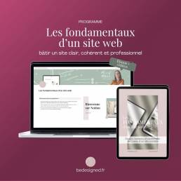 les fondamentaux site web