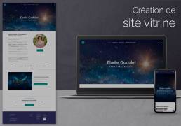 Site vitrine Elodie Gadolet Hypnothérapeute.