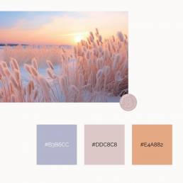 Idées de combinaison couleur Pantone 2024 Peach Fuzz