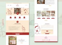 mockup pages site avant apres