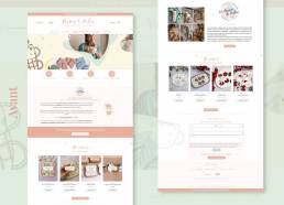 mockup pages site avant apres