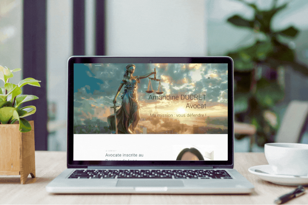 mockup site amandine ducret