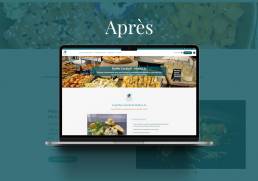 mockup laptop avant après