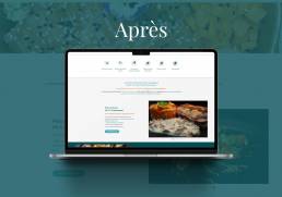 mockup laptop avant après