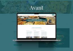 mockup laptop avant après