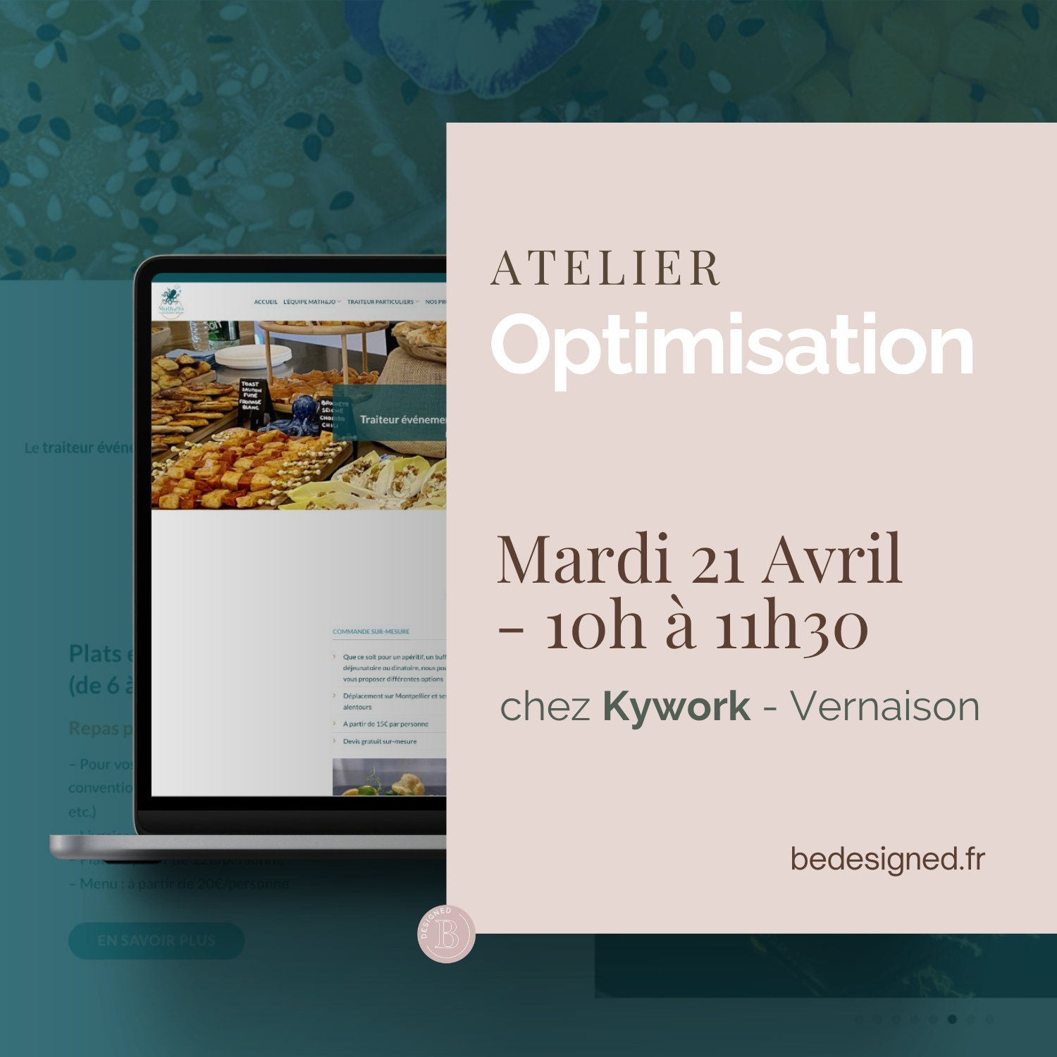 atelier "communiquer sans site" mardi 5 mai chez kywork