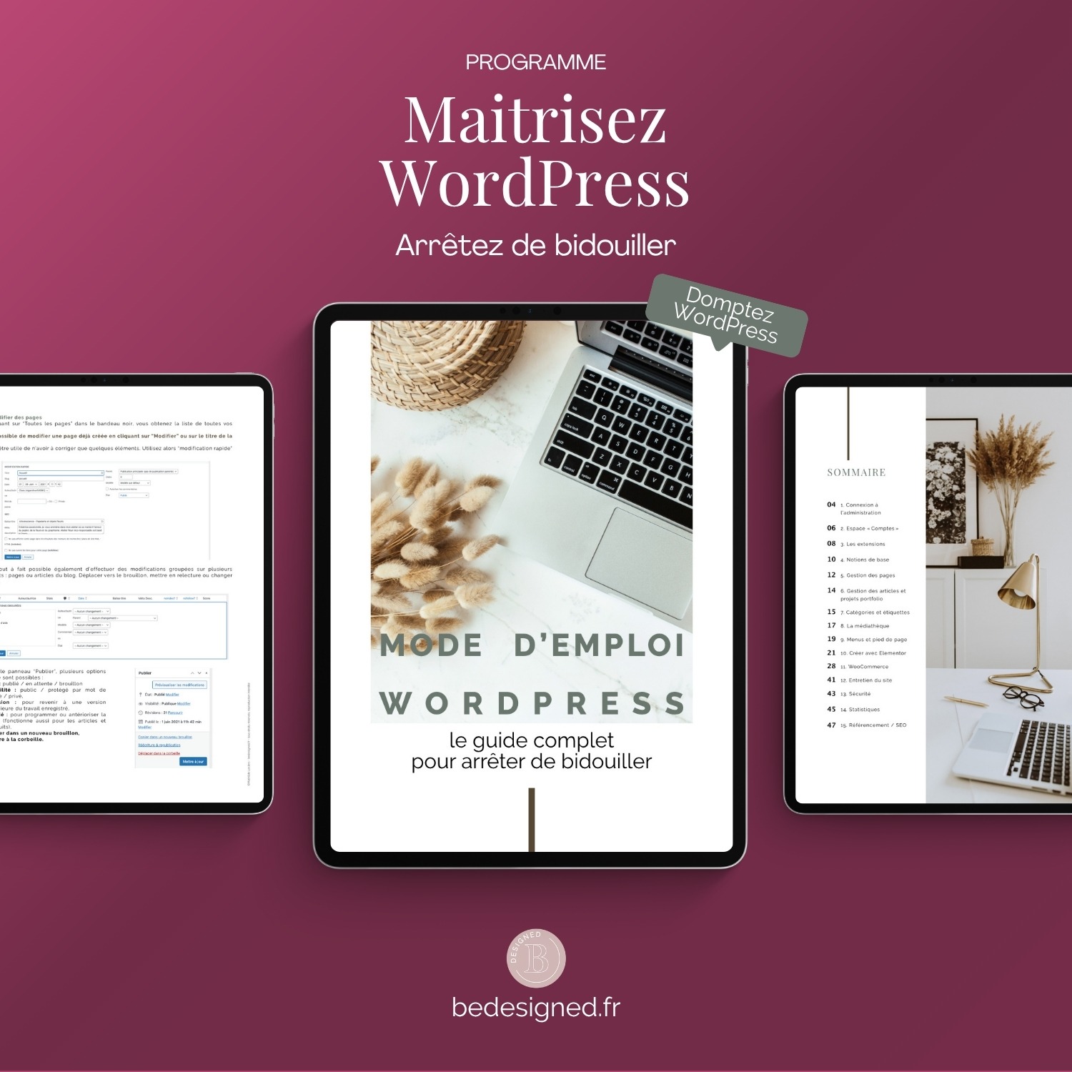 mode d emploi wordpress